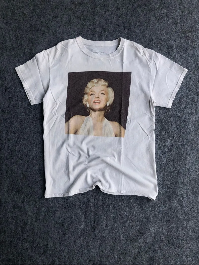 marylin monroe white Tshirt photo 1