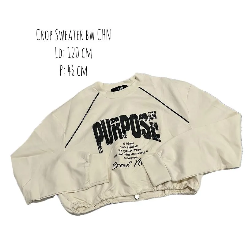 Crop Sweater BW CHN photo 1