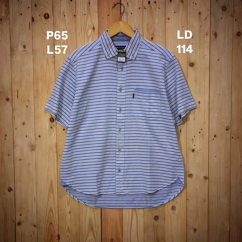 Kemeja pendek garis garis brand japan goldenbbear photo 1