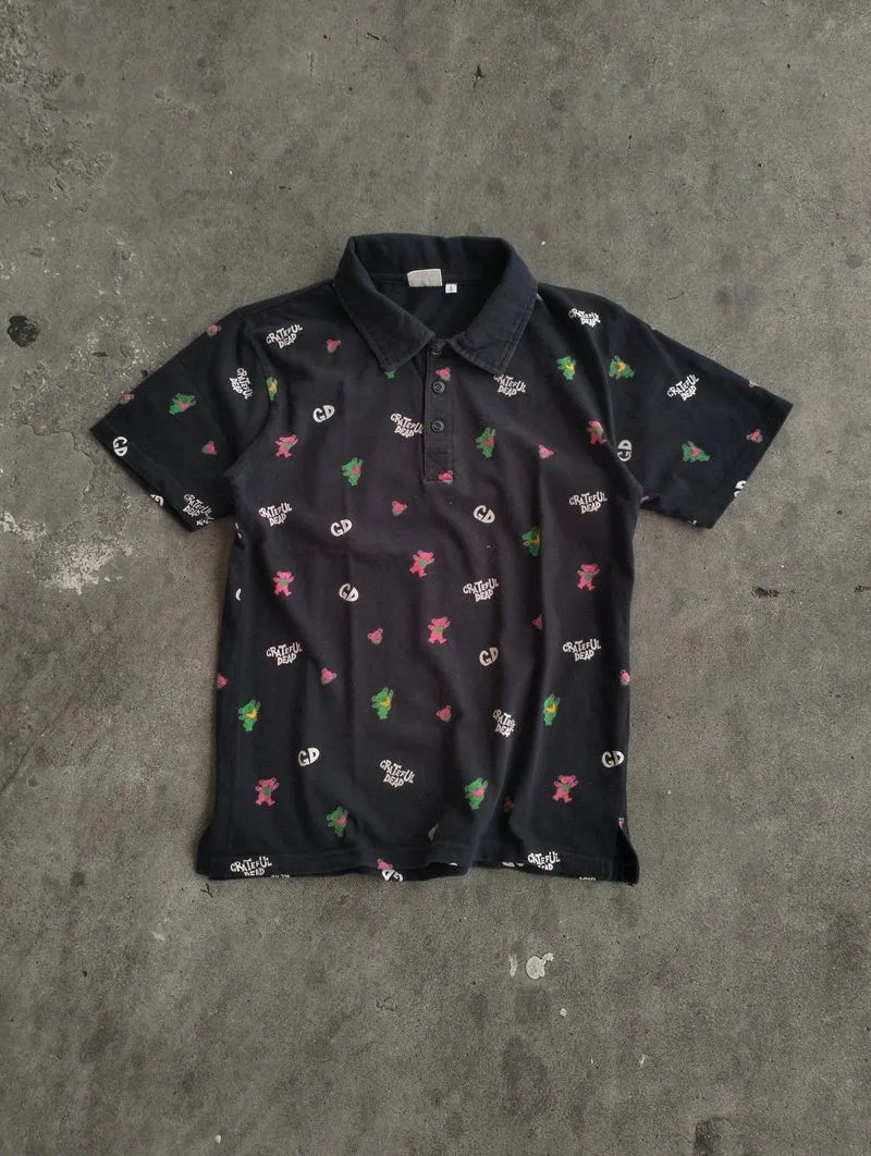 GRATEFUL DEAD POLO SHIRT SIZE S photo 1