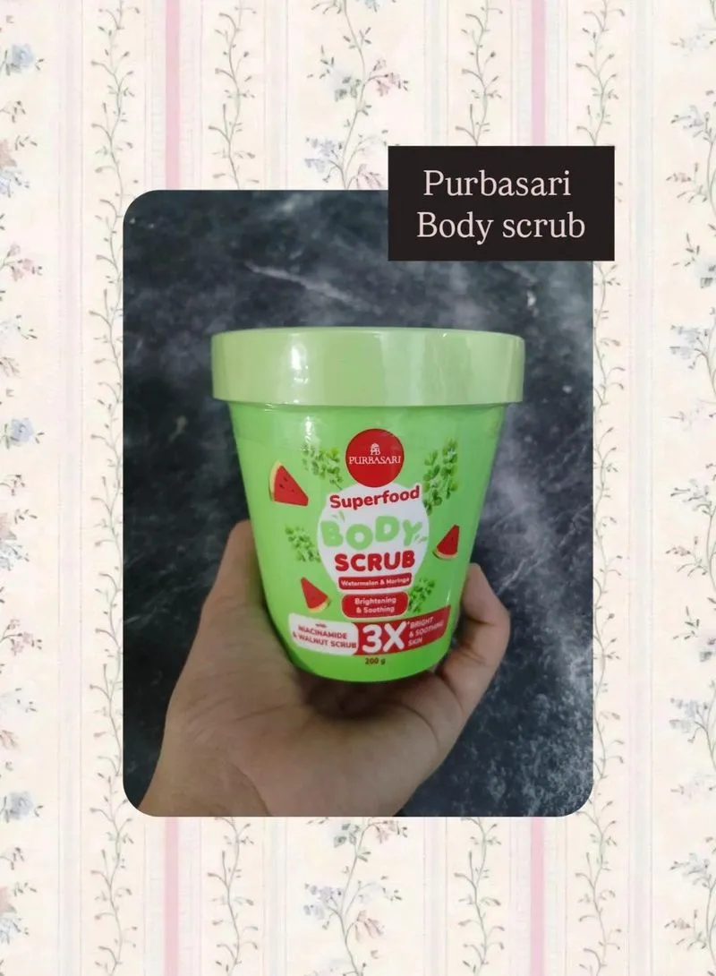 [15k] Body Scrub Purbasari Watermelon Brightening photo 1