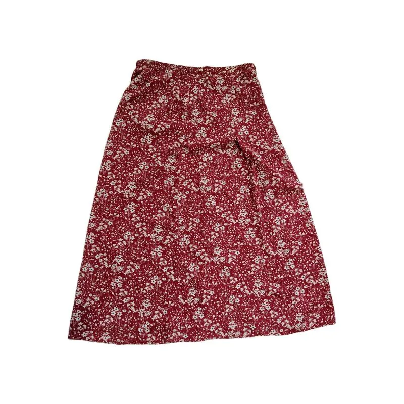 Red Floral Skirt photo 1