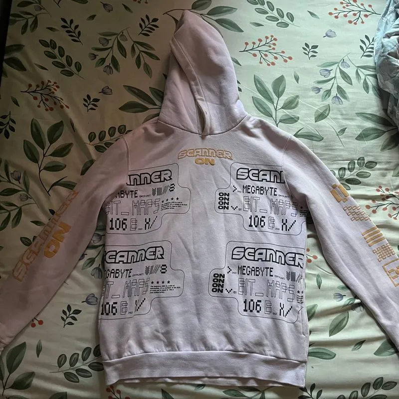 Bershka Emo Casual Hoody Pria purple navy photo 1