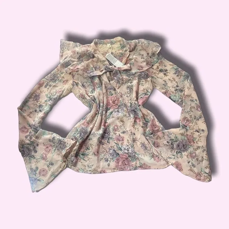 Japanese brand Lolita Coquette Blouse Wanita pink photo 1