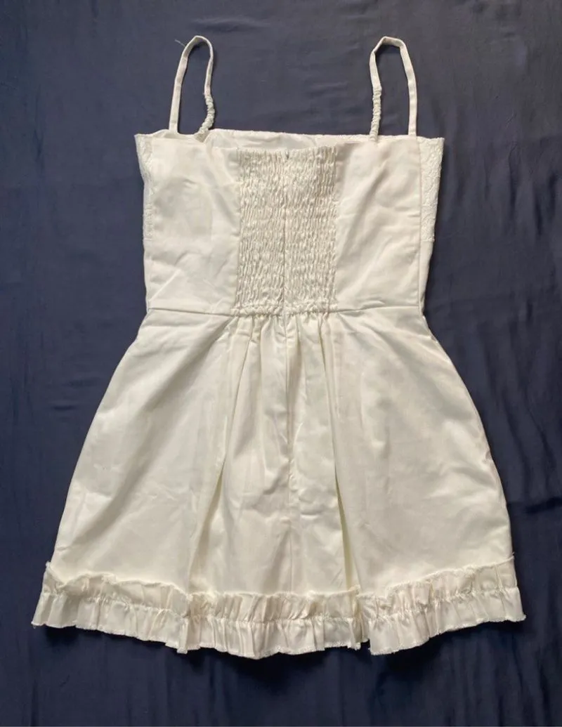 white mini dress coquettes  photo 1