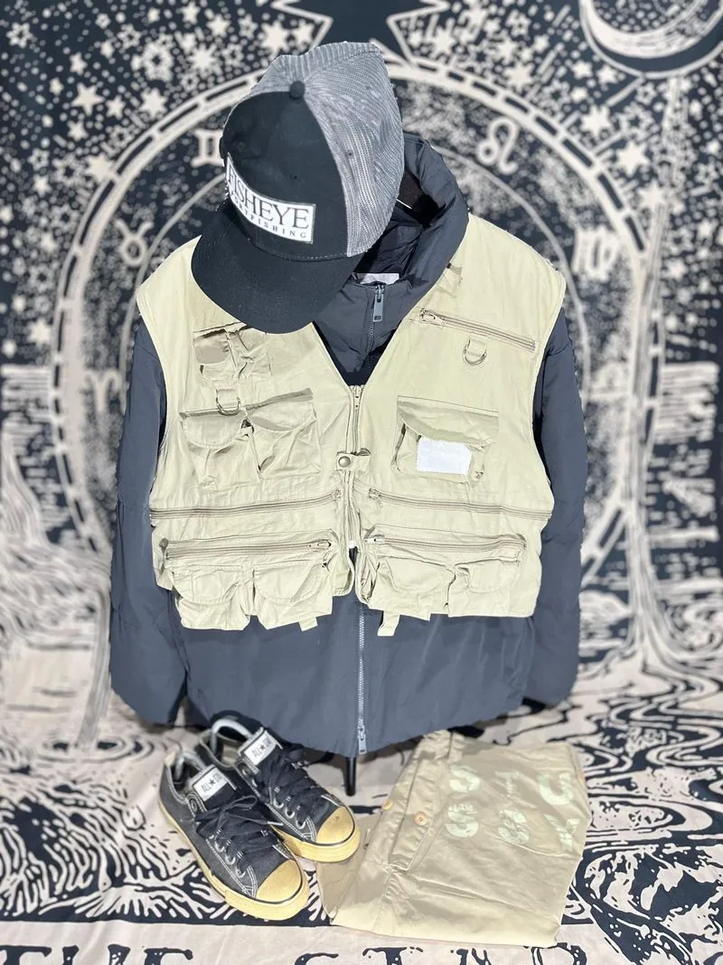 Stussy pants tactical vest puffer jacket allstar photo 1
