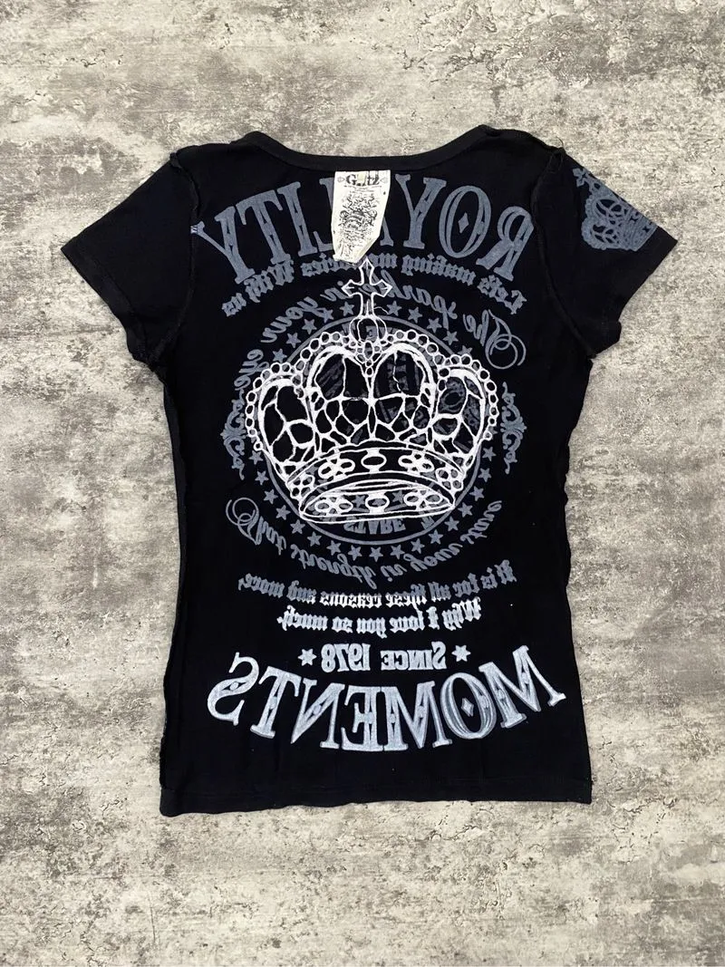 glitz crown gothic  styled (Reversible t-shirt) photo 1