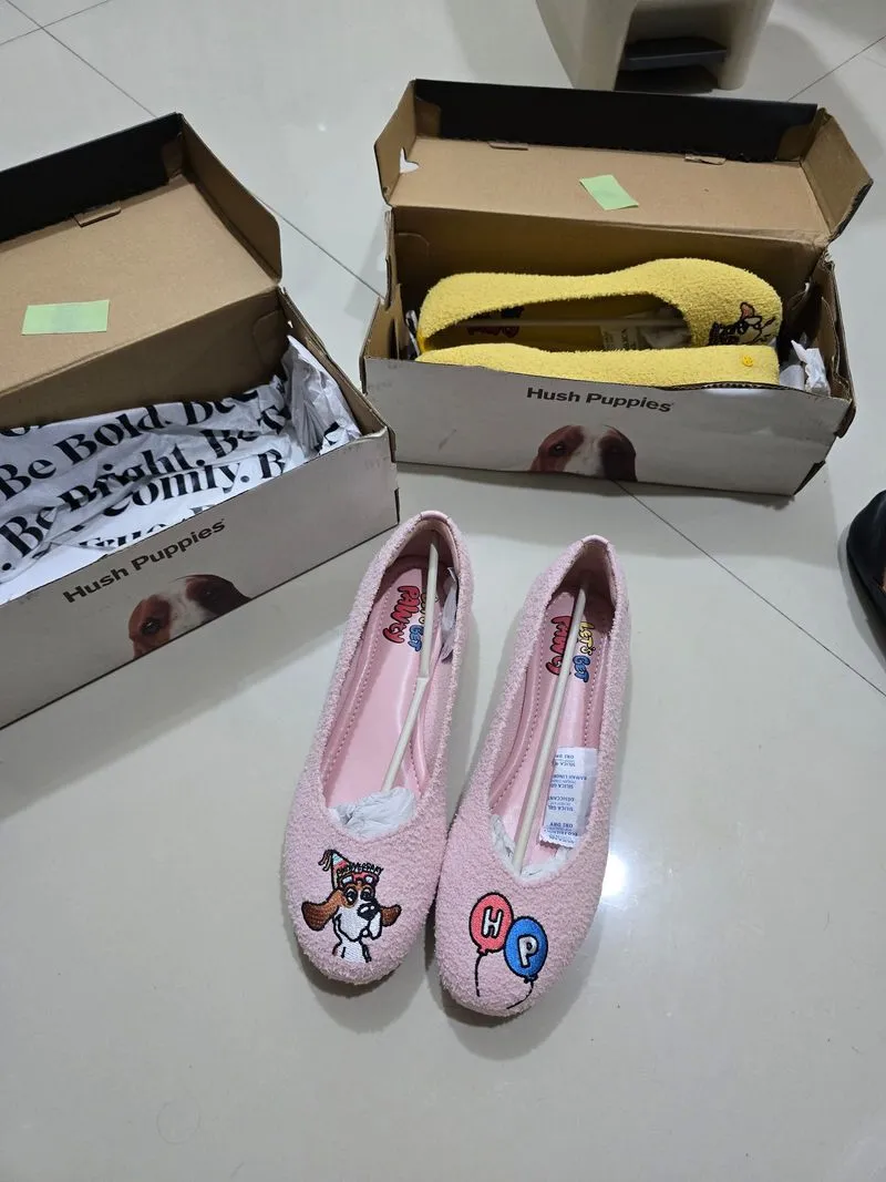 New Hush puppies flat shoes pink lucu samantha pawty 37 photo 1