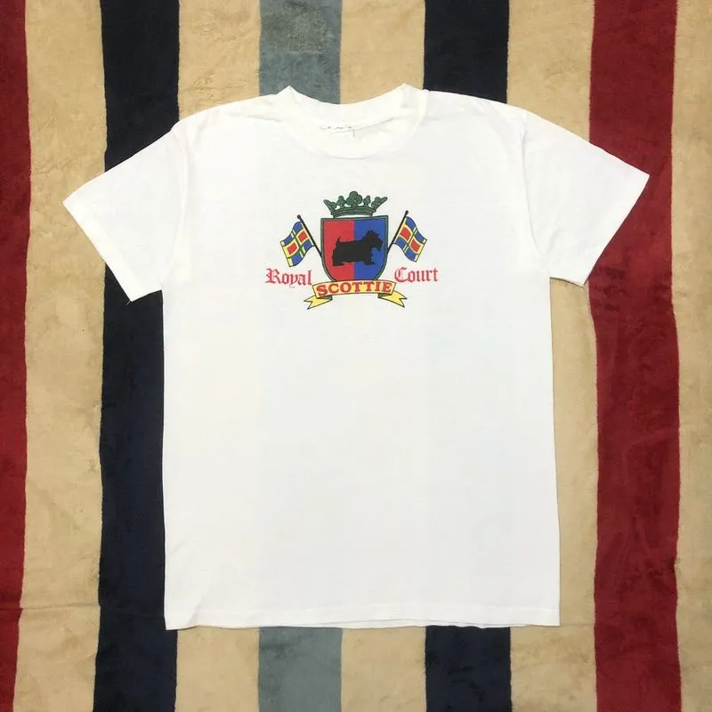 Vintage 80s Royal Scottie Court Single-Stitch T-Shirt photo 1
