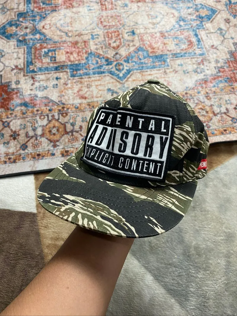 SNAPBACK HAT PARENTAL ADVISORY PREMIER CAMO photo 1