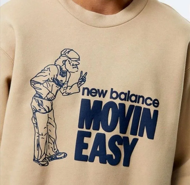 New Balance Streetwear Sportswear Sweater Pria cream photo 1