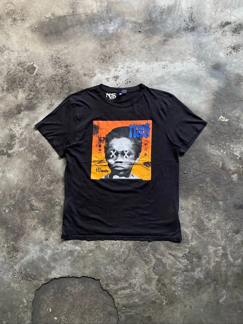 NAS ILLMARIC ALBUM H&M TSHIRT photo 1