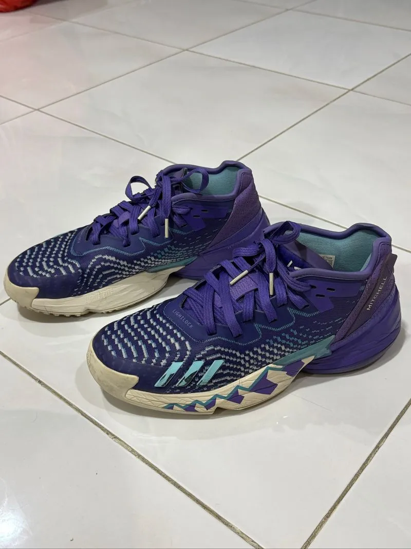 Adidas D.o.n. Issue #4 Junior Throwback Utah Jazz photo 1