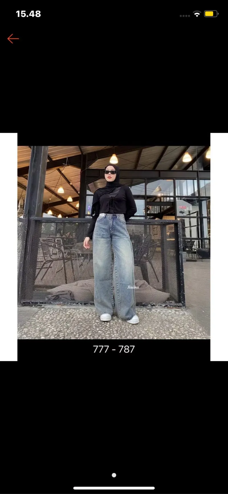 sale celana JINISO - Highwaist Oversize Baggy Loose Weekend  photo 1