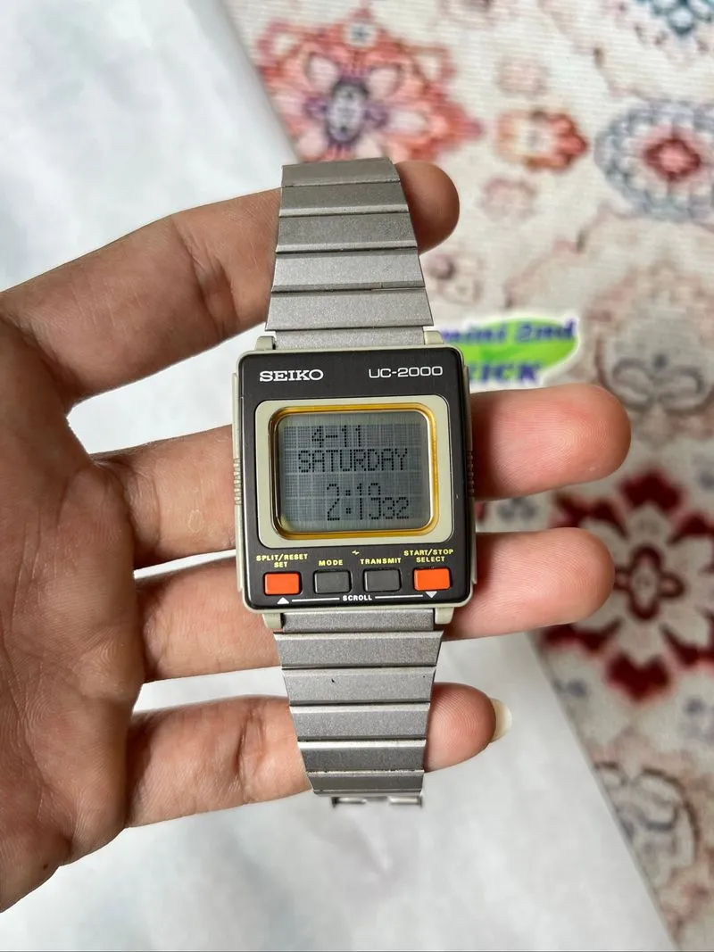 Rare Vintage SEIKO UC-2000 Computer Digital Watch, jam seiko photo 1