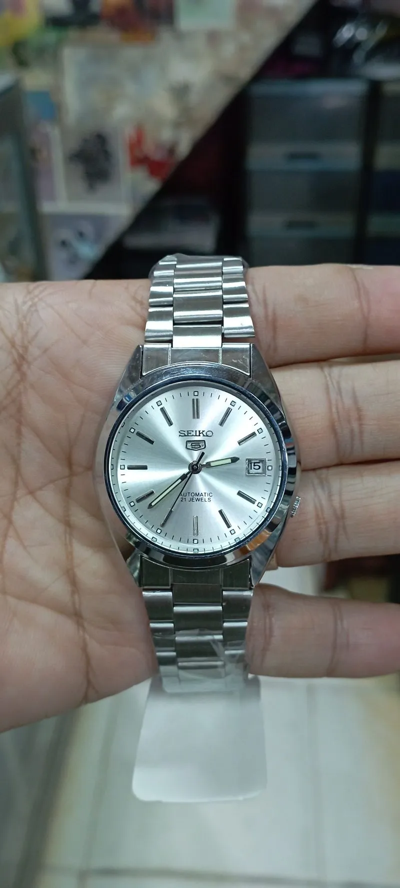 Jam tangan pria Seiko 5 otomatis tanggal photo 1