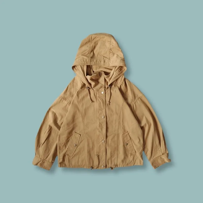 Jaket Boxy Oversize Gemoy Canvas Coksu Second  photo 1