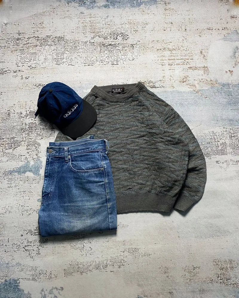 VITALS TEXTURED KNIT SWEATER photo 1