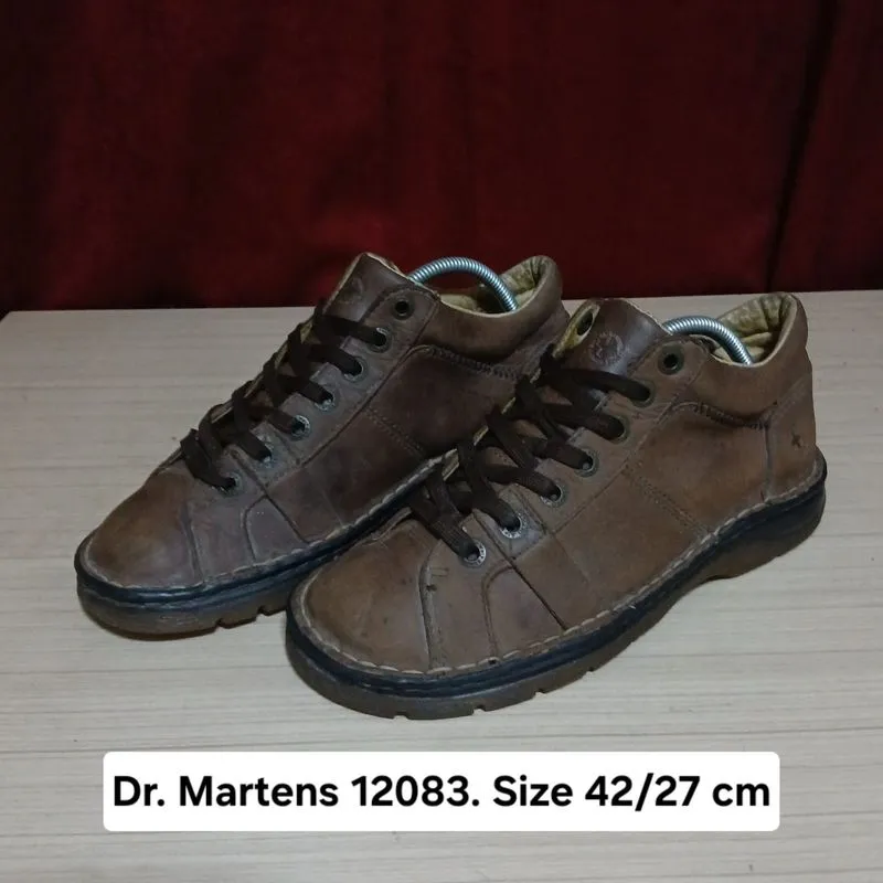 Dr. Martens 12083 Keith Style Oxford Brown Leather Mid photo 1