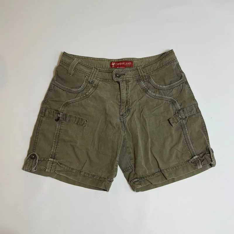 Y2k Army Lara Croft Cargo Buckle Short Hot Pants  photo 1