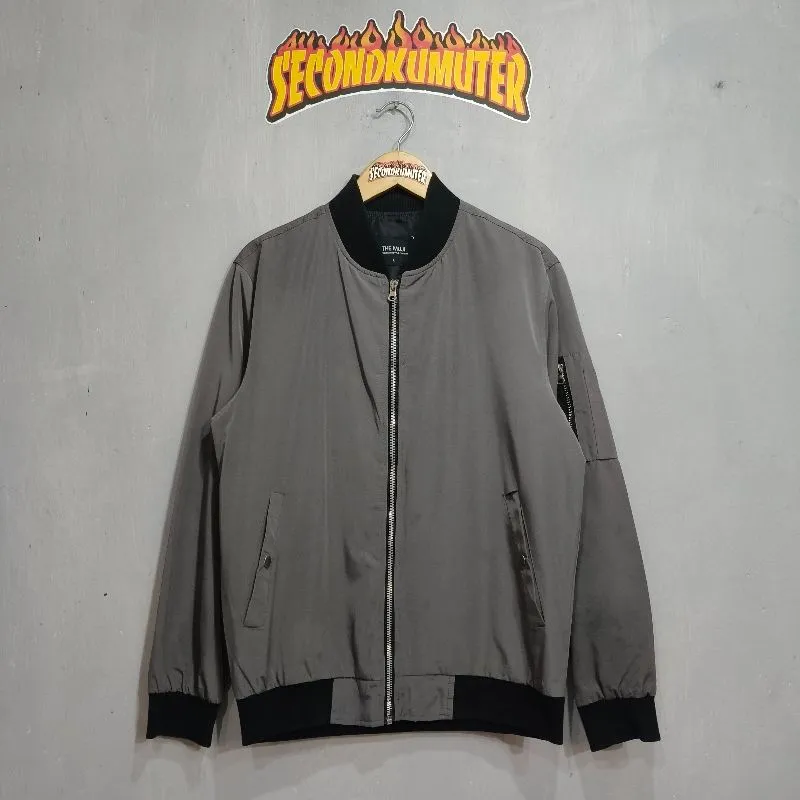 The muji bomber jacket grey photo 1
