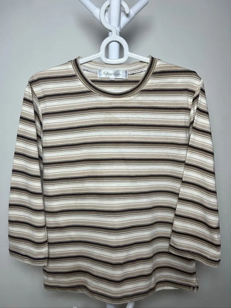 Brown Stripe Top photo 1