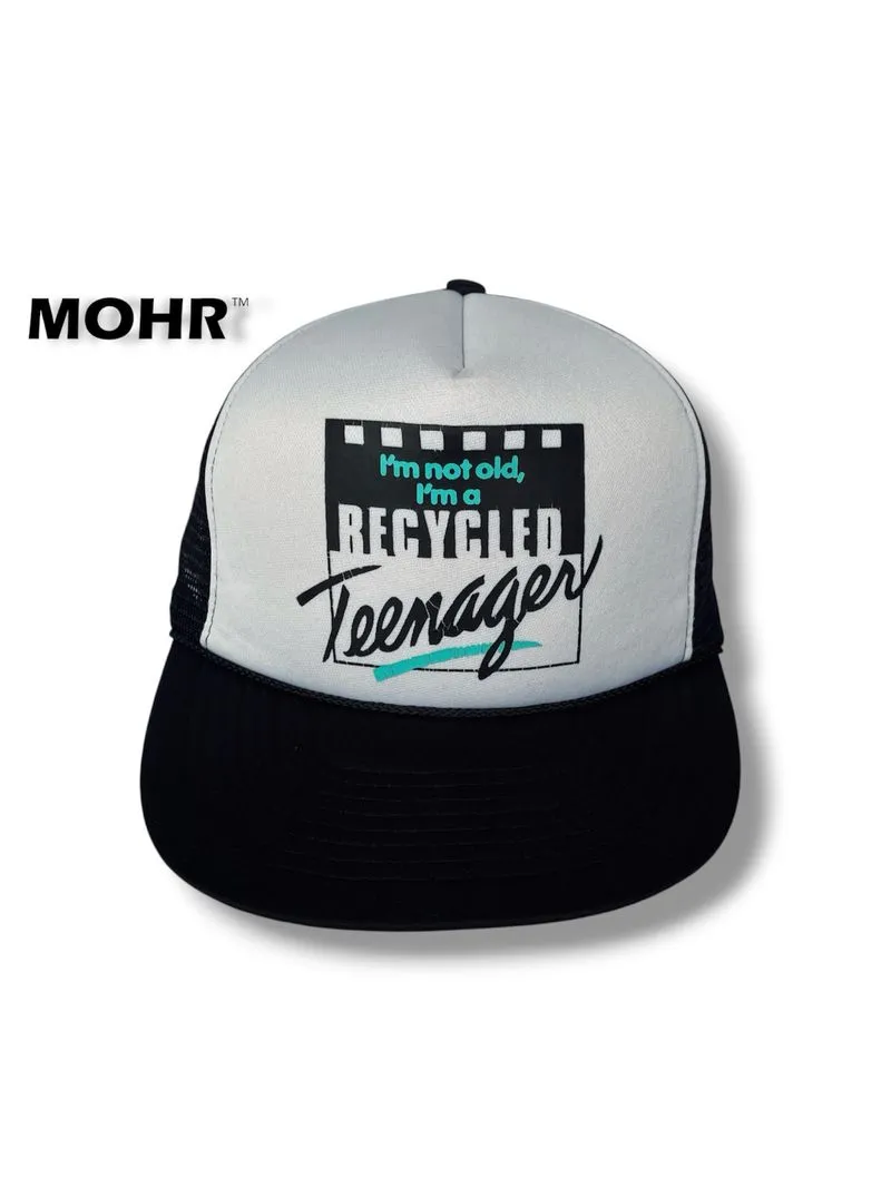 topi jaring trucker “I’m not old, I’m a Recycled Teenager” photo 1