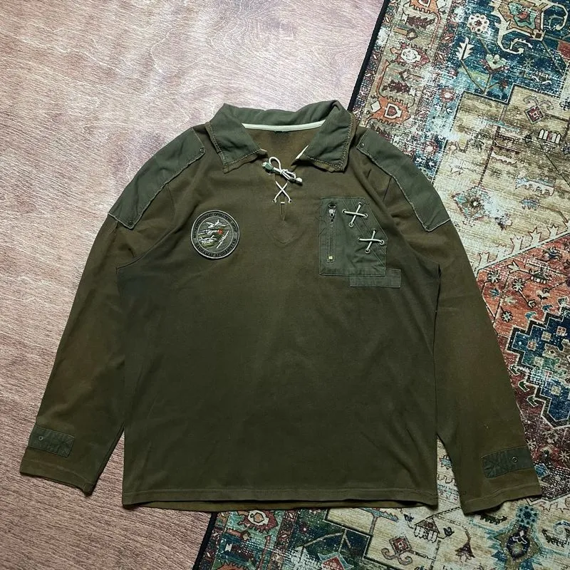 Longsleeve Shirt Army Military m65 parka 70s photo 1