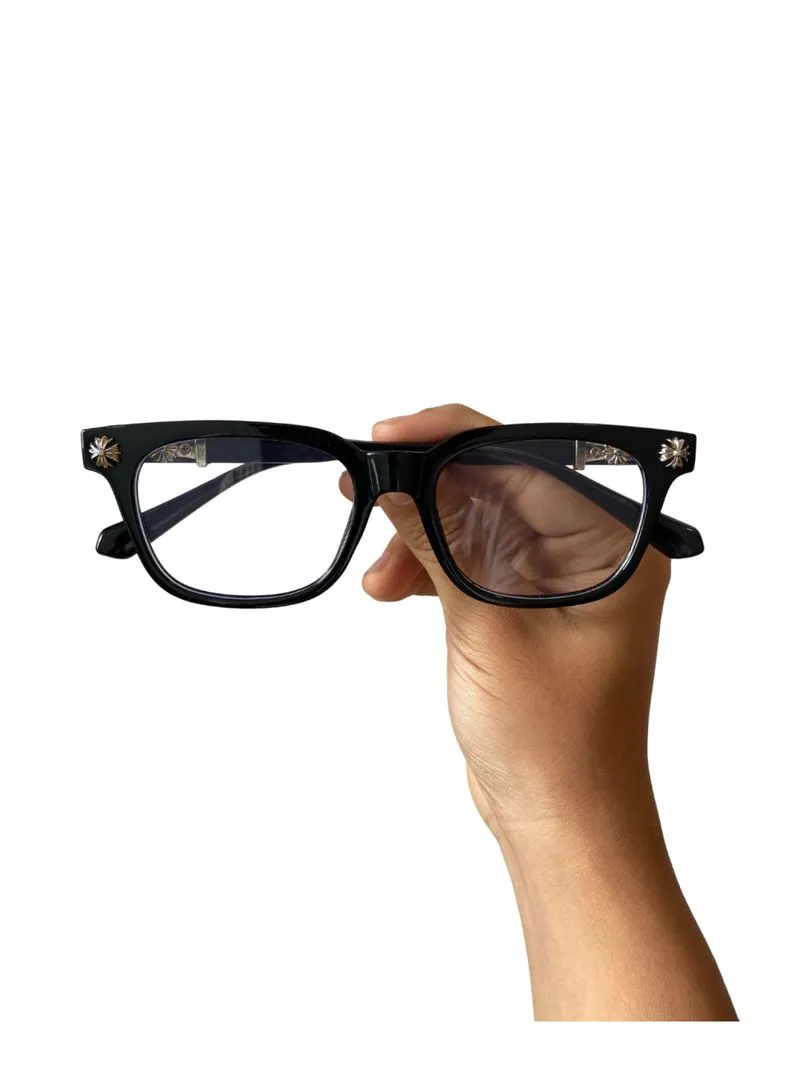 Kacamata Chrome Hearts Hitam Silver photo 1