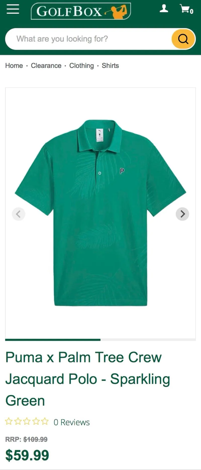 Baju padel golf Puma x Palm Tree Crew  photo 1