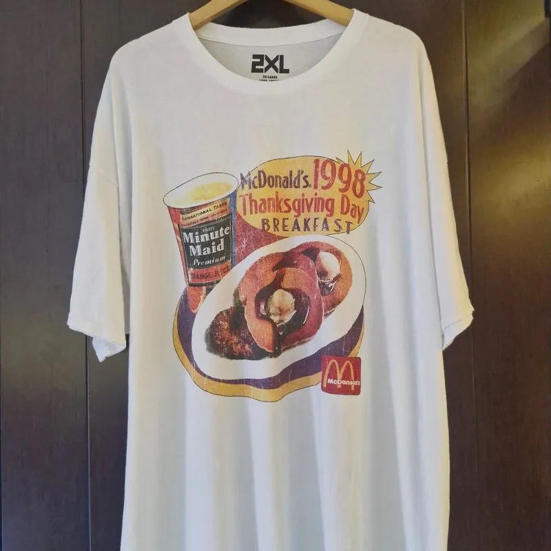 Kaos McDonalds 1998 Thanksgiving Day Breakfast photo 1