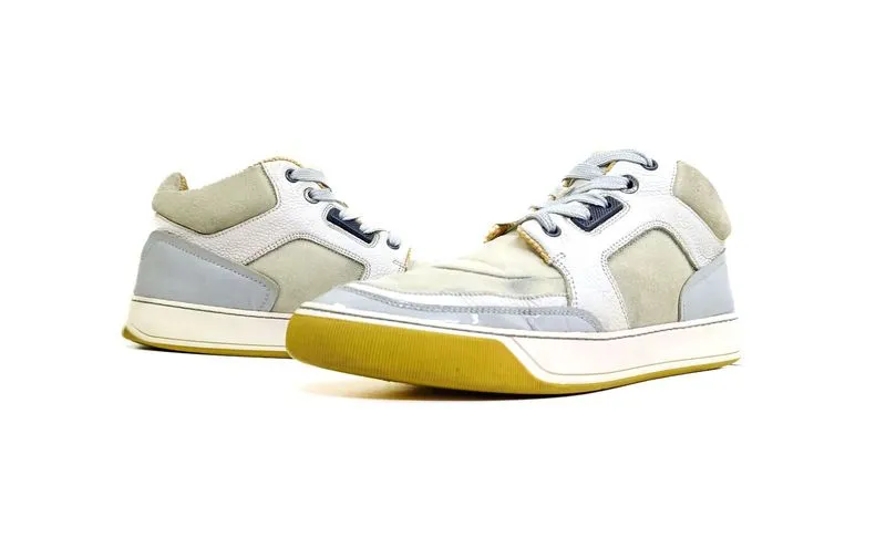 LANVIN Basket Mid Sneakers photo 1