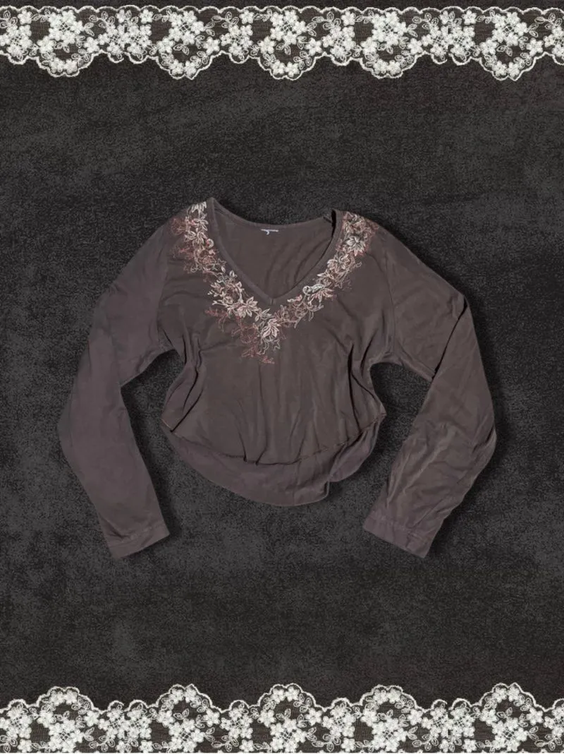 grunge crop t-shirt photo 1