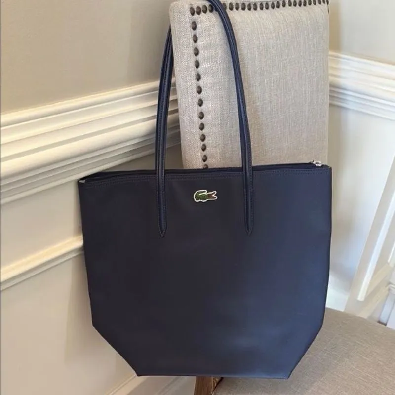 Lacoste Navy Mini Tote Bag photo 1