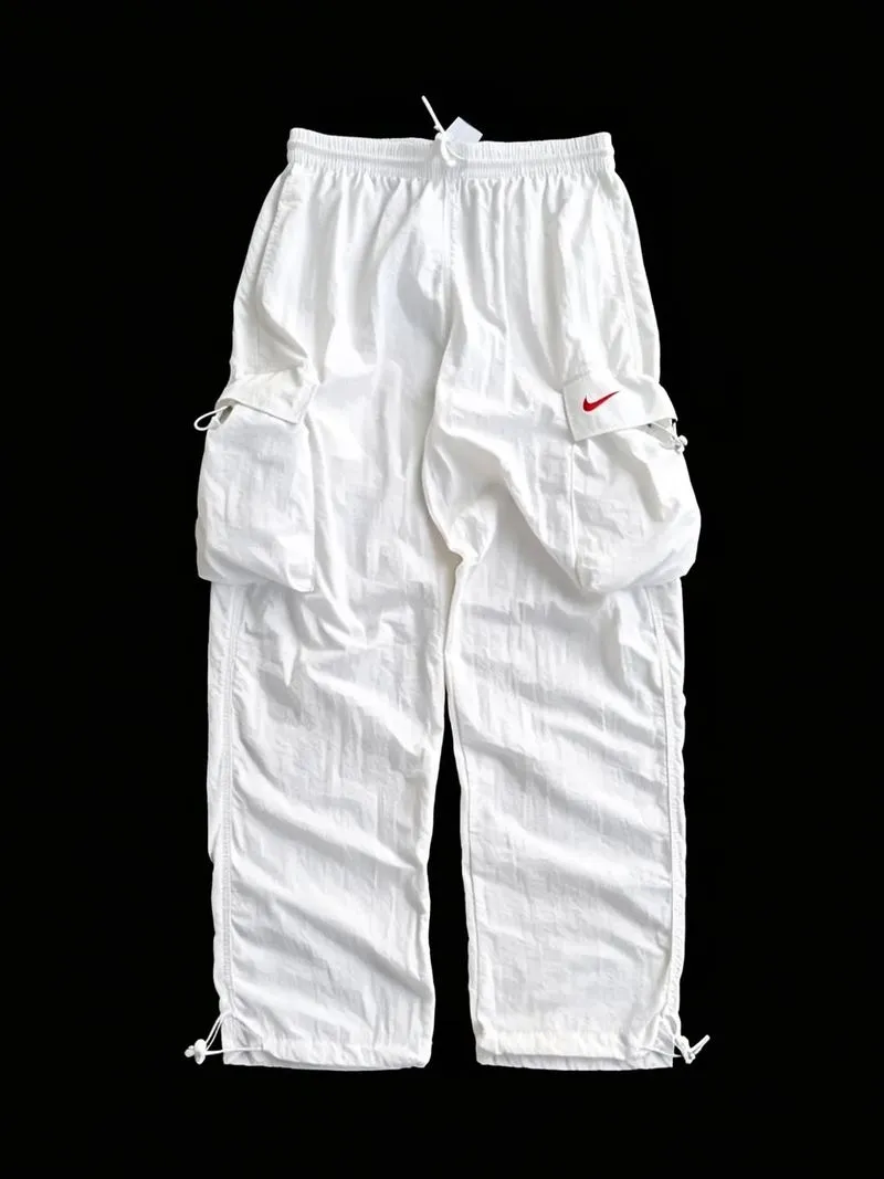 NIKE FASHION WHITE CARGO JOGGER LONG PANTS | CELANA PANJANG  photo 1