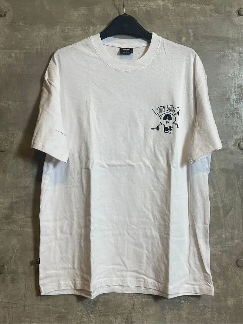 fs. stussy surf skate skull tee photo 1