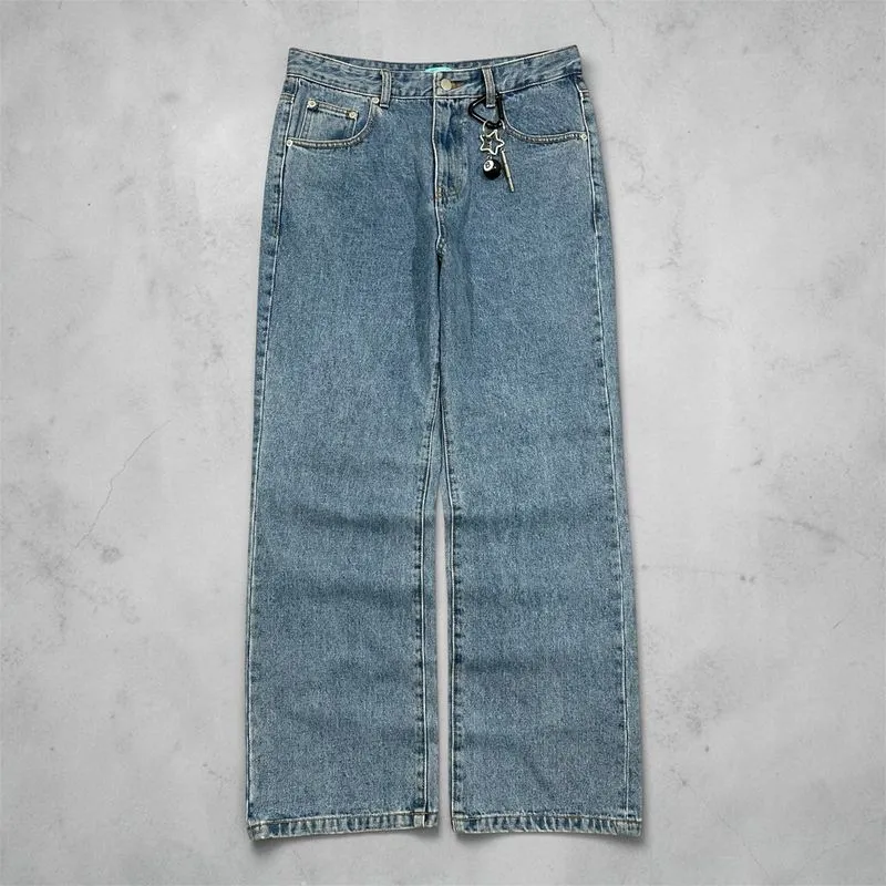 HAVISM BAGGY BLUE JEANS  photo 1
