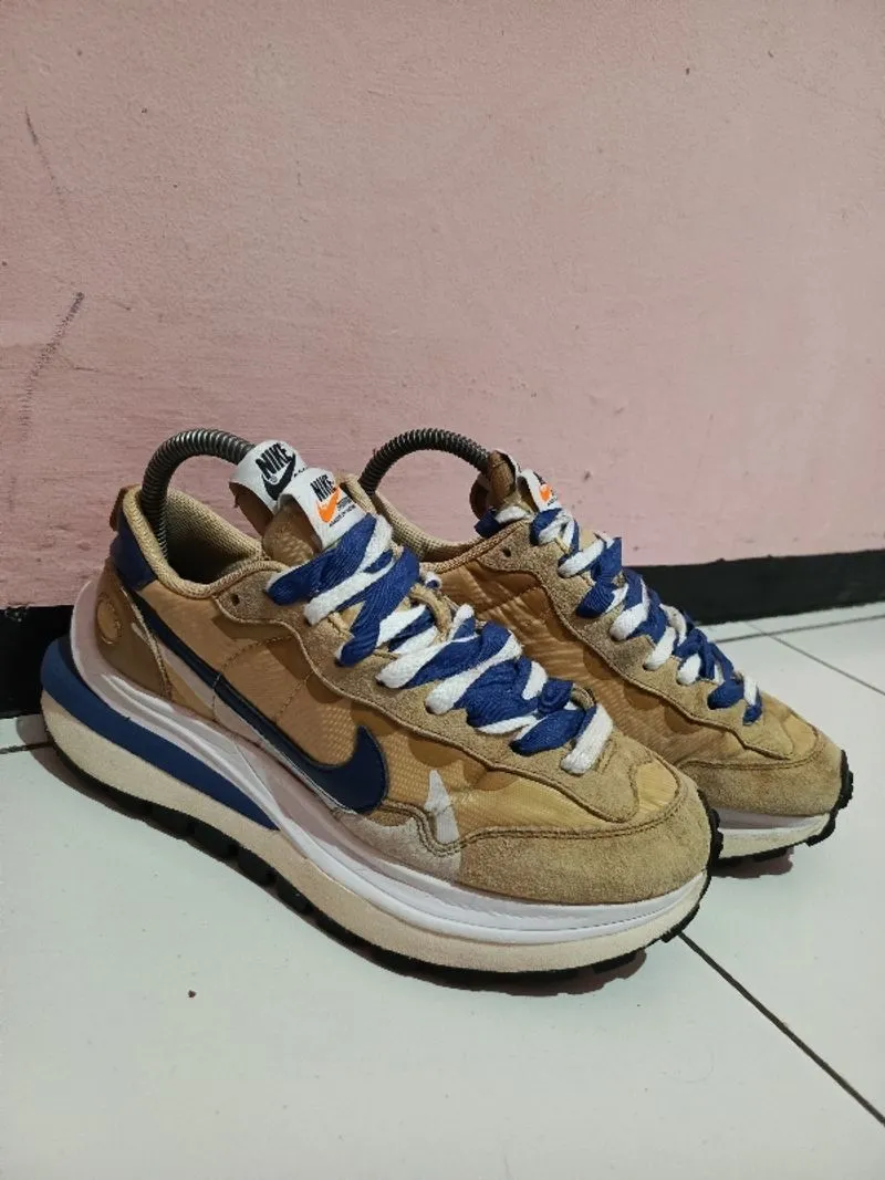 Nike Sacai Vaporwaffle Sesame Blue Void photo 1
