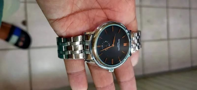 Jam tangan pria stainless steel Chrono aktif patek photo 1