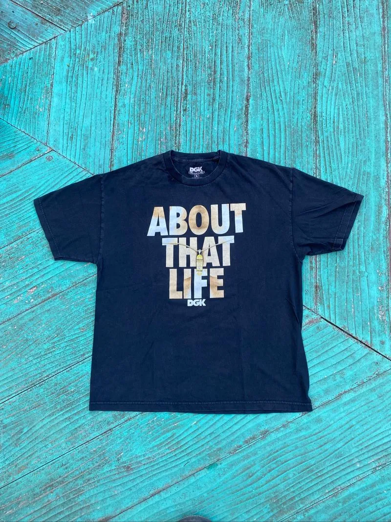 DGK about that life shirt black photo 1