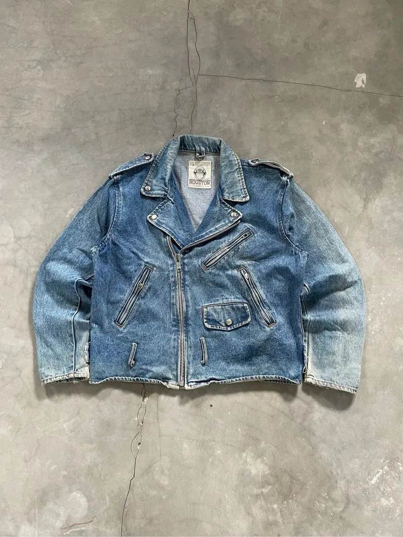 Vintage 90’s Grunge Y2k Style Ramones Jacket Houston USA  photo 1