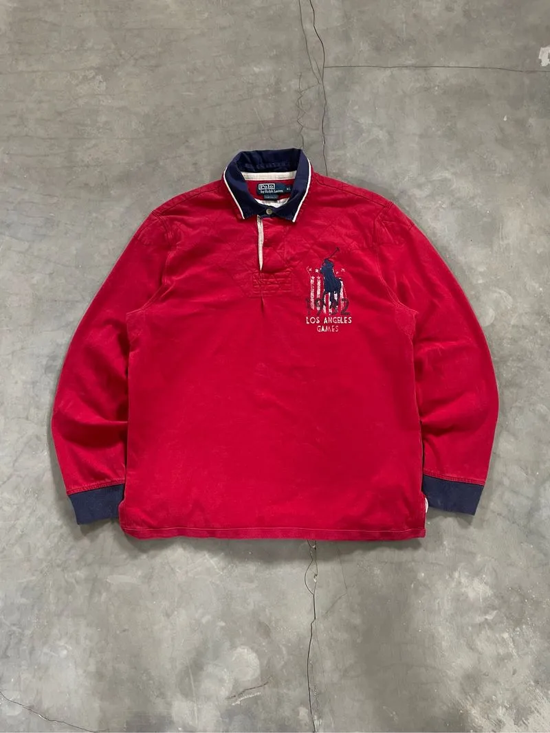 Y2k Chief Keef Rugby Polo Ralph Lauren United States photo 1