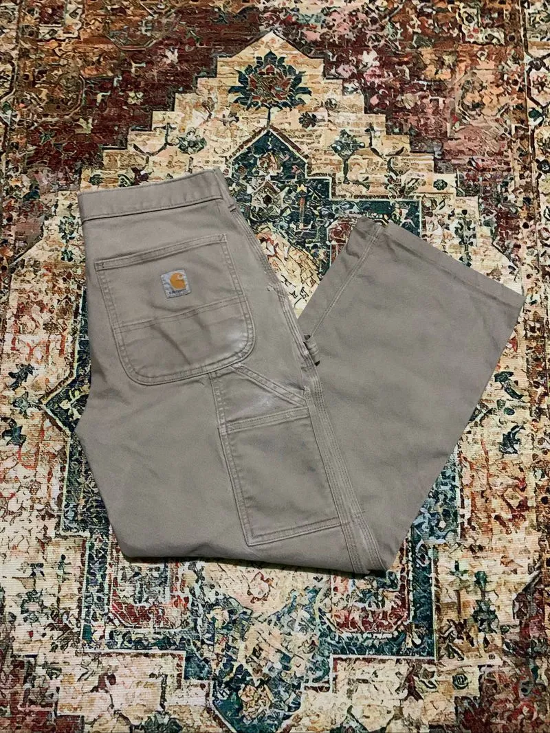 Celana Panjang Carhartt Carpenter Brown photo 1