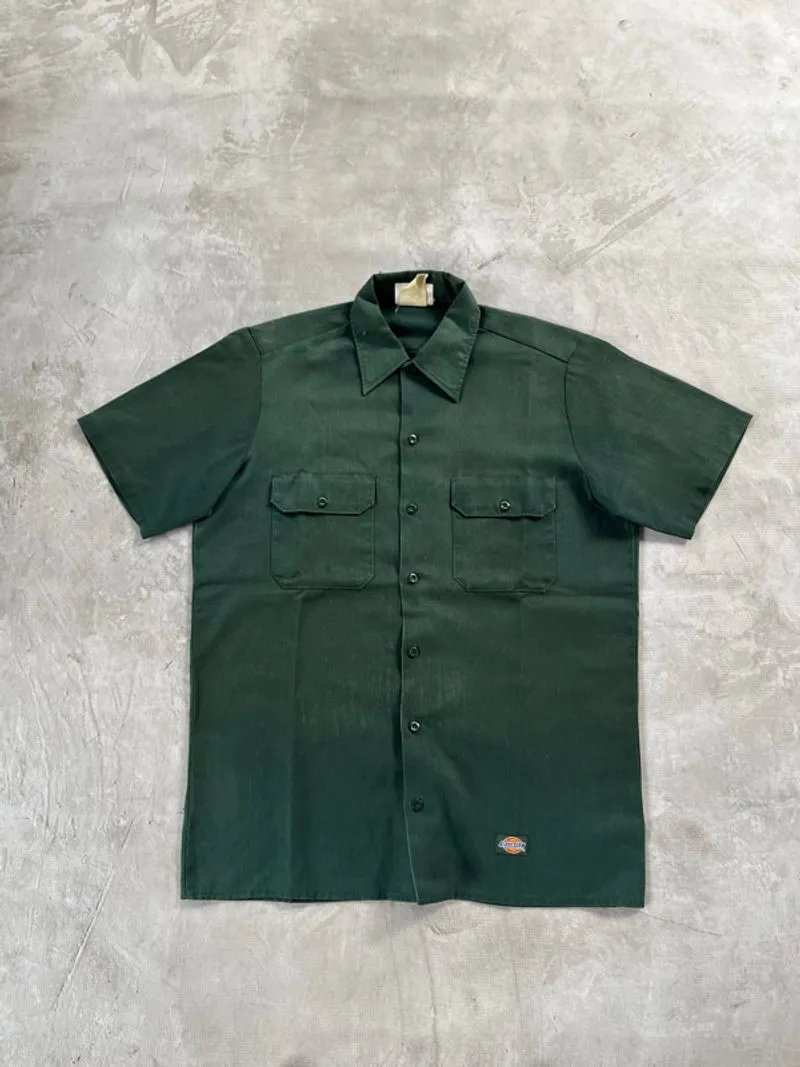 Dickies two pocket green workshirt photo 1