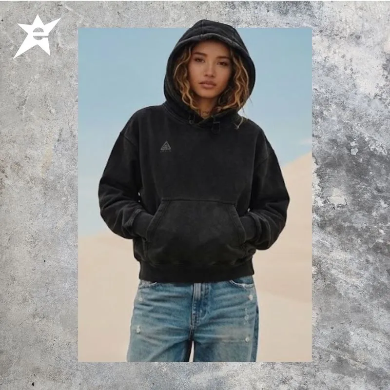 NIKE ACG Therma- FIT Tuff Fleece Hoodie black on black photo 1