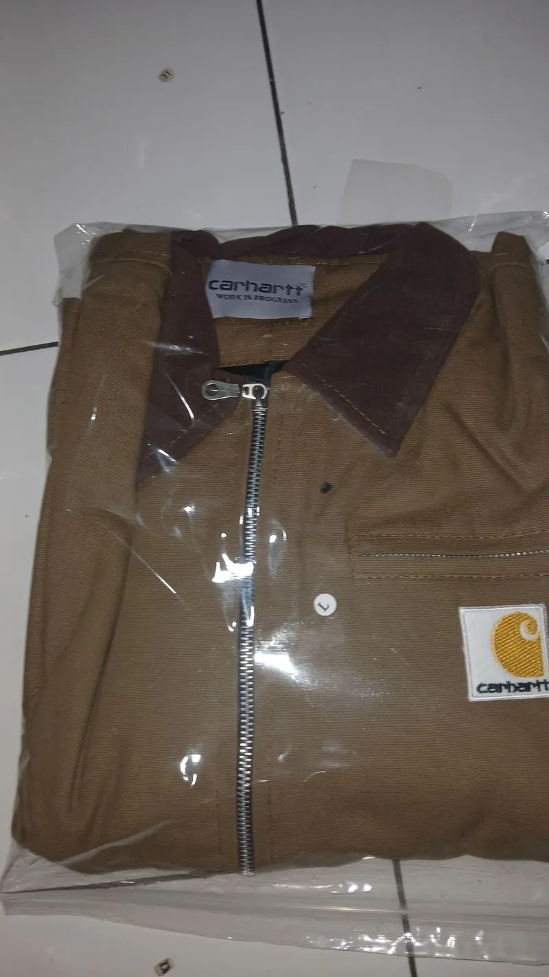 Carhartt Vintage Casual Denim jacket Pria tan photo 1