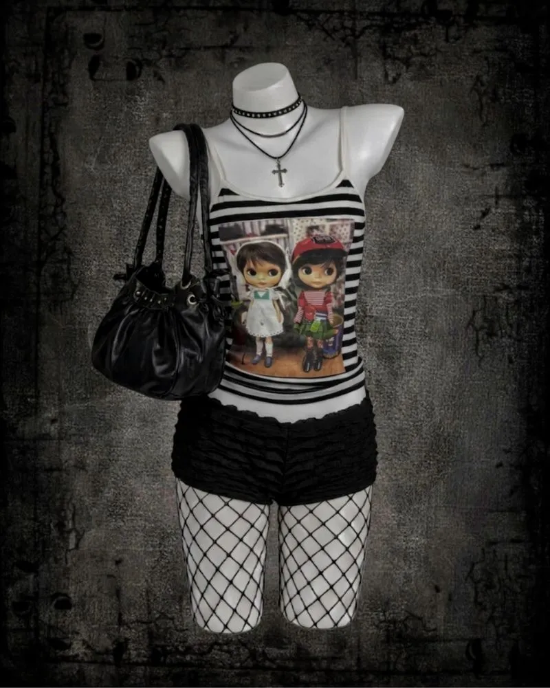 ⋆𐙚Cutie Blythe Doll Tank Top𖦹.ᡣ𐭩˚ photo 1