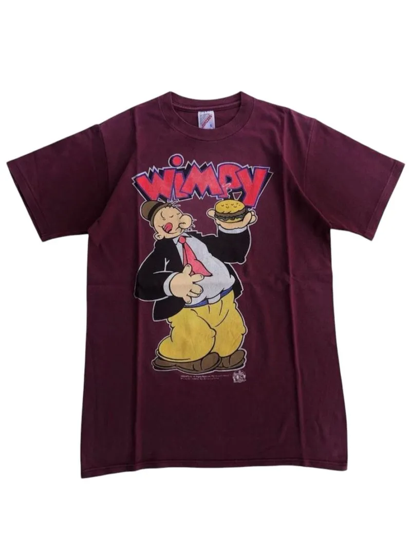 tshirt vintage popaye by wimpy 1993 uk S photo 1