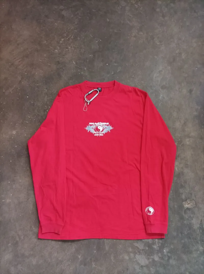Piko Sports Streetwear Skater Sweater Pria red photo 1