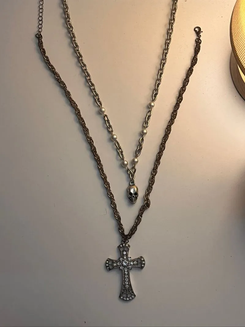 Bershka silver jewellery set  photo 1